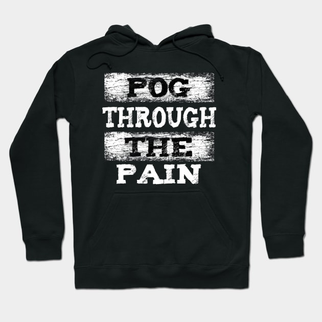 Pog Through The Pain Hoodie by Color Fluffy